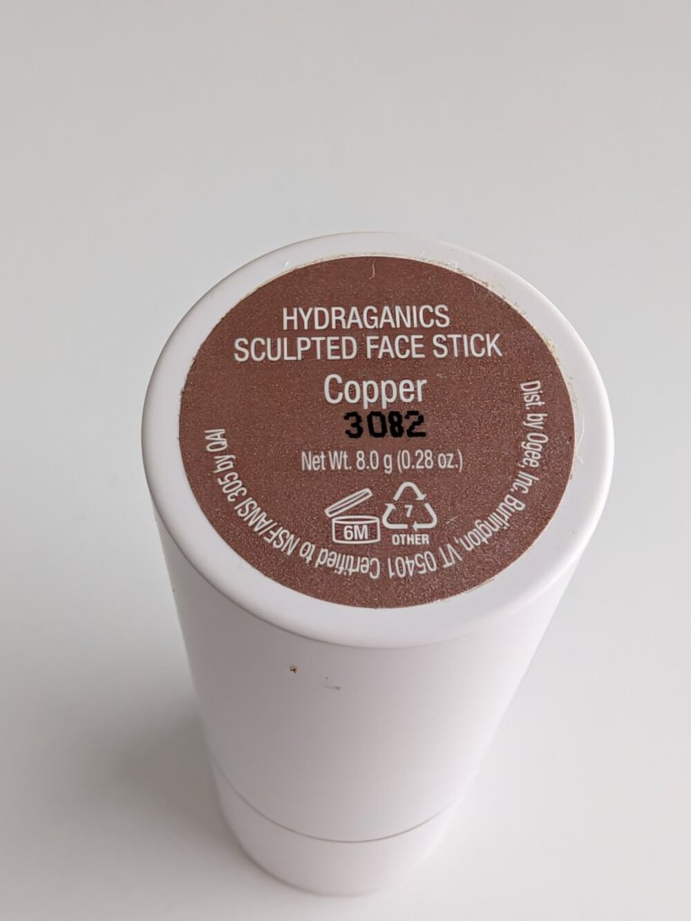 Ogee Hydraganics Sculpted Face Stick Copper Full Size 8 g .28 oz NEW *Cap Nicks* - Picture 7 of 7